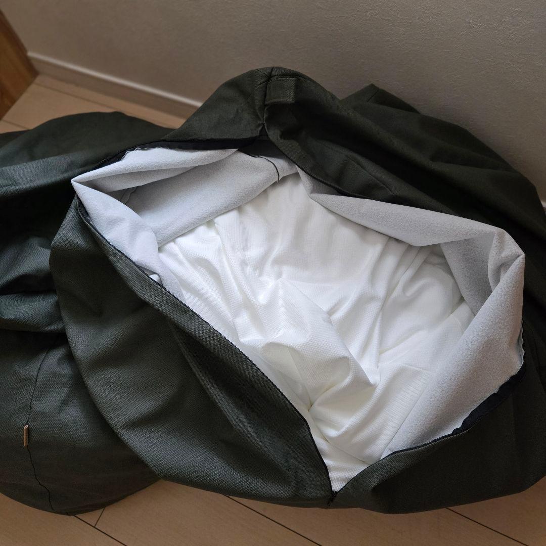 hanalolo ビーズクッション チャコールグレー 日本製　2つ