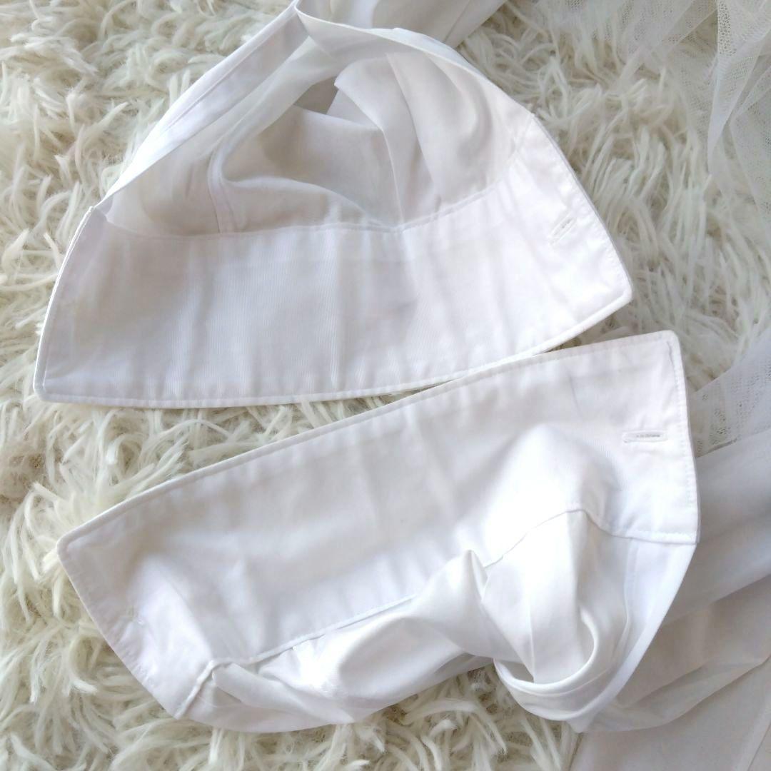 コムデギャルソン　ロングシャツ　　ケープ　チュール