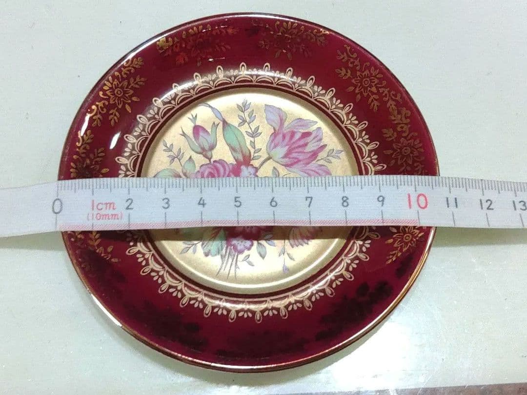 大橋陶器　デミカップ　カップ＆ソーサー　箱付き　926エンヂ　かわいい昭和レトロ