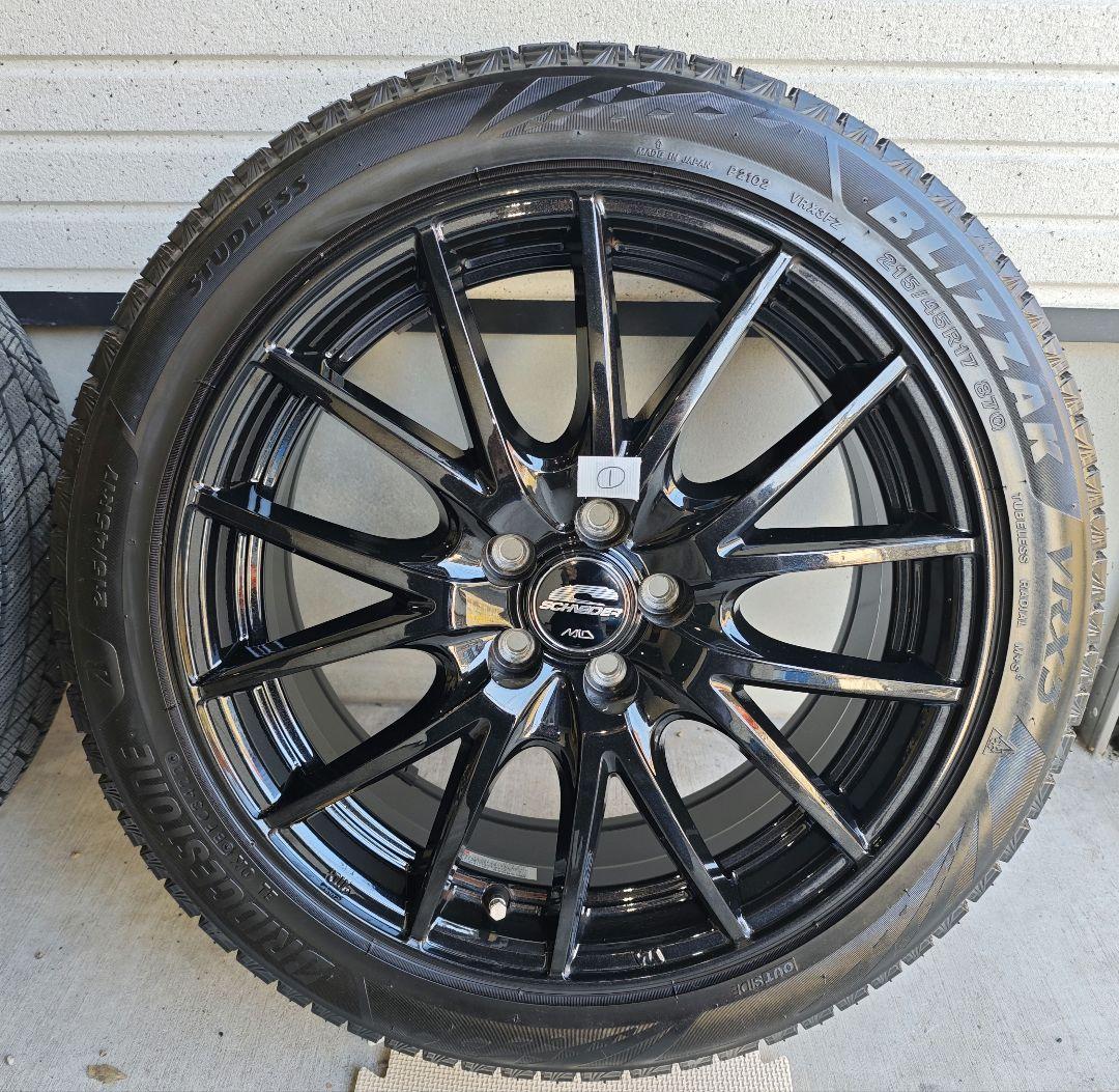 215/45R17 GR86 スタッドレス BLIZZAK VRX3 9.5部山