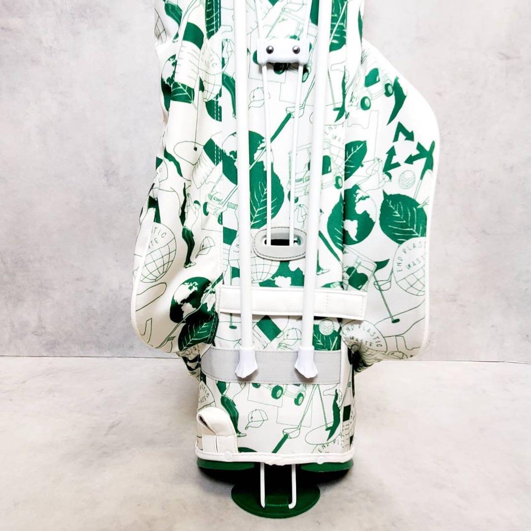 アディダス PLAY GREEN グラフィック スタンド式 キャディバッグ
