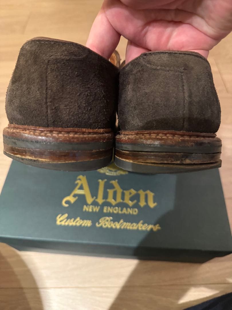 ALDEN(オールデン) 革靴　メンズ　スエード　短靴