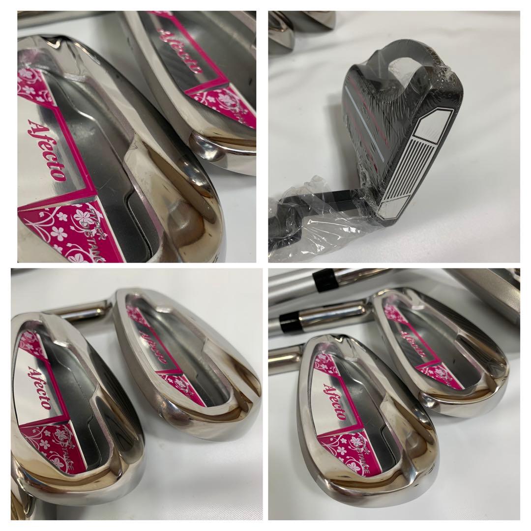 【レフティ】極美品 Afecto レディース ゴルフクラブ 8本セット