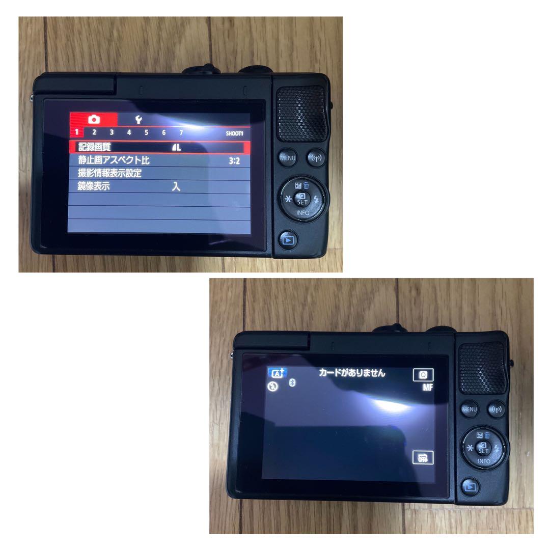 Canon EOS M100 ダブルレンズキット　ブラック　ミラーレスカメラ