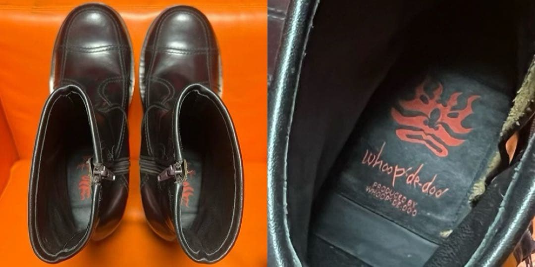 whoop-de-doo フープディドゥ　厚底ヒール　ワイン　アーカイブ