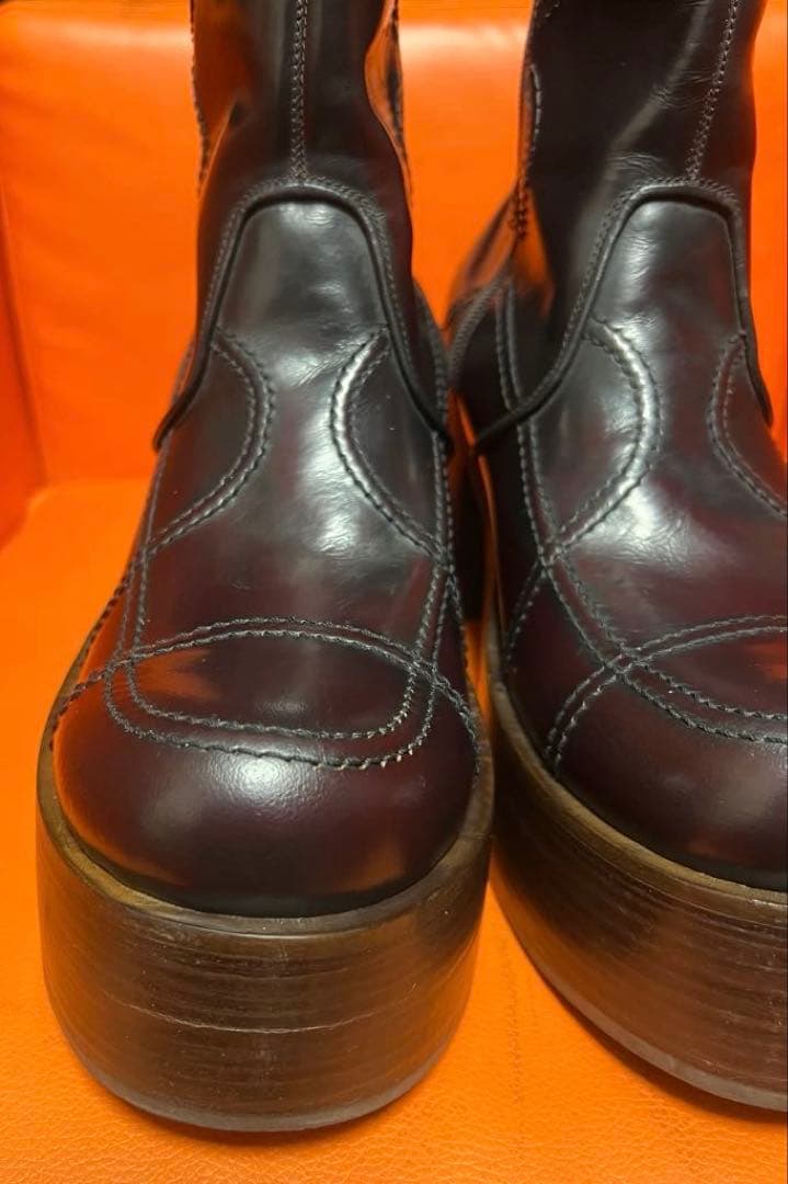 whoop-de-doo フープディドゥ　厚底ヒール　ワイン　アーカイブ