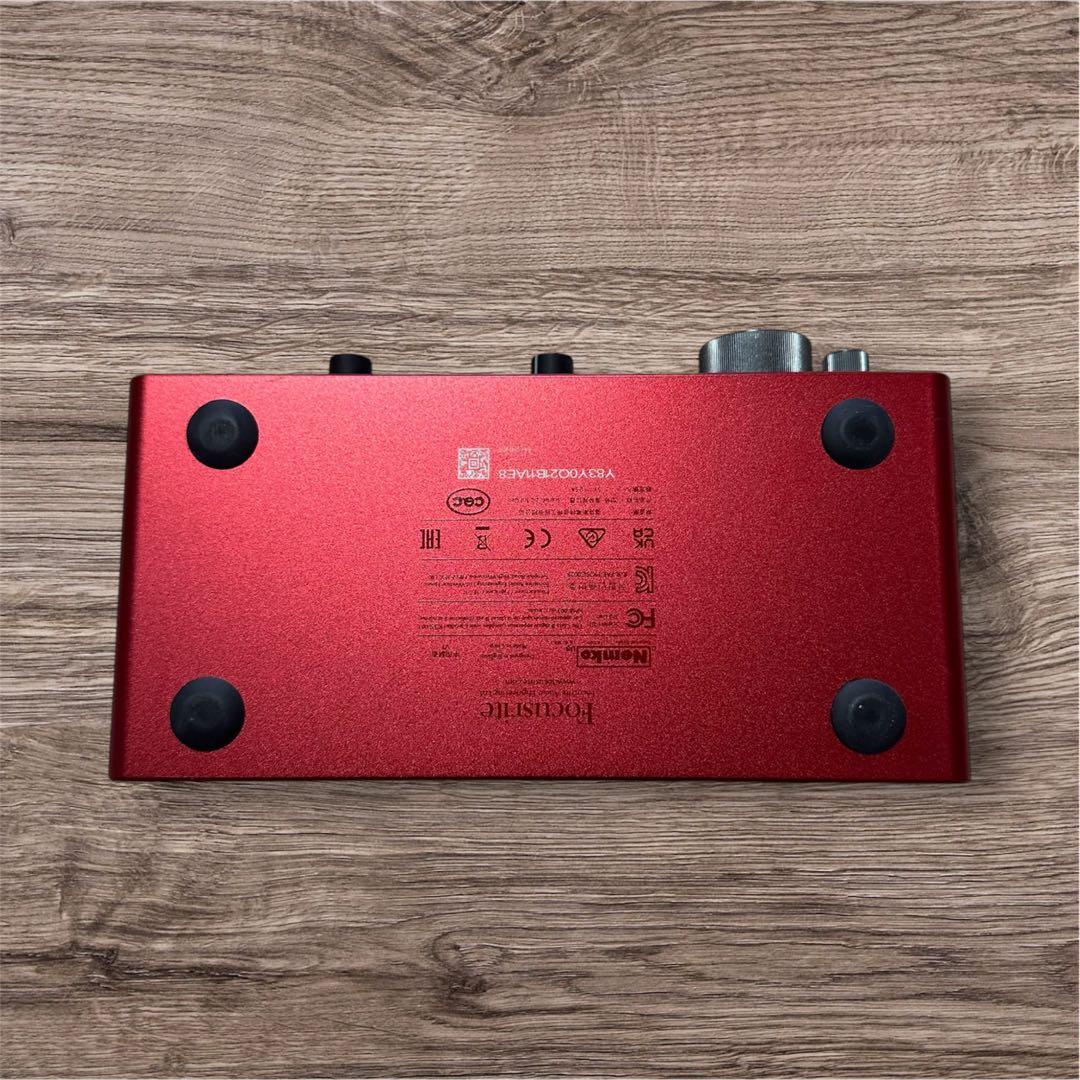 【即日発送‼️】Focusrite Scarlett 2i2 (gen. 3)