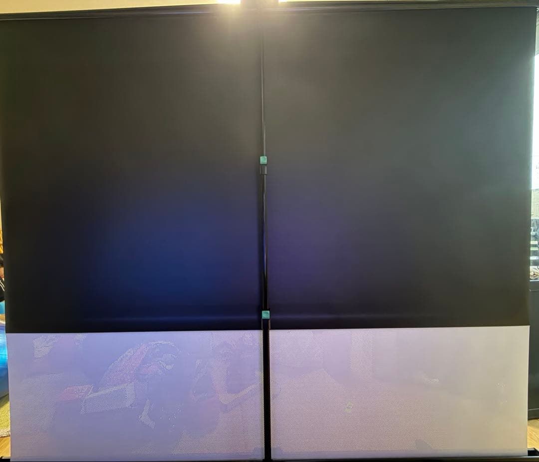 プロジェクタースクリーン GUP-80HDW 床置き 自立 モバイルスクリーン