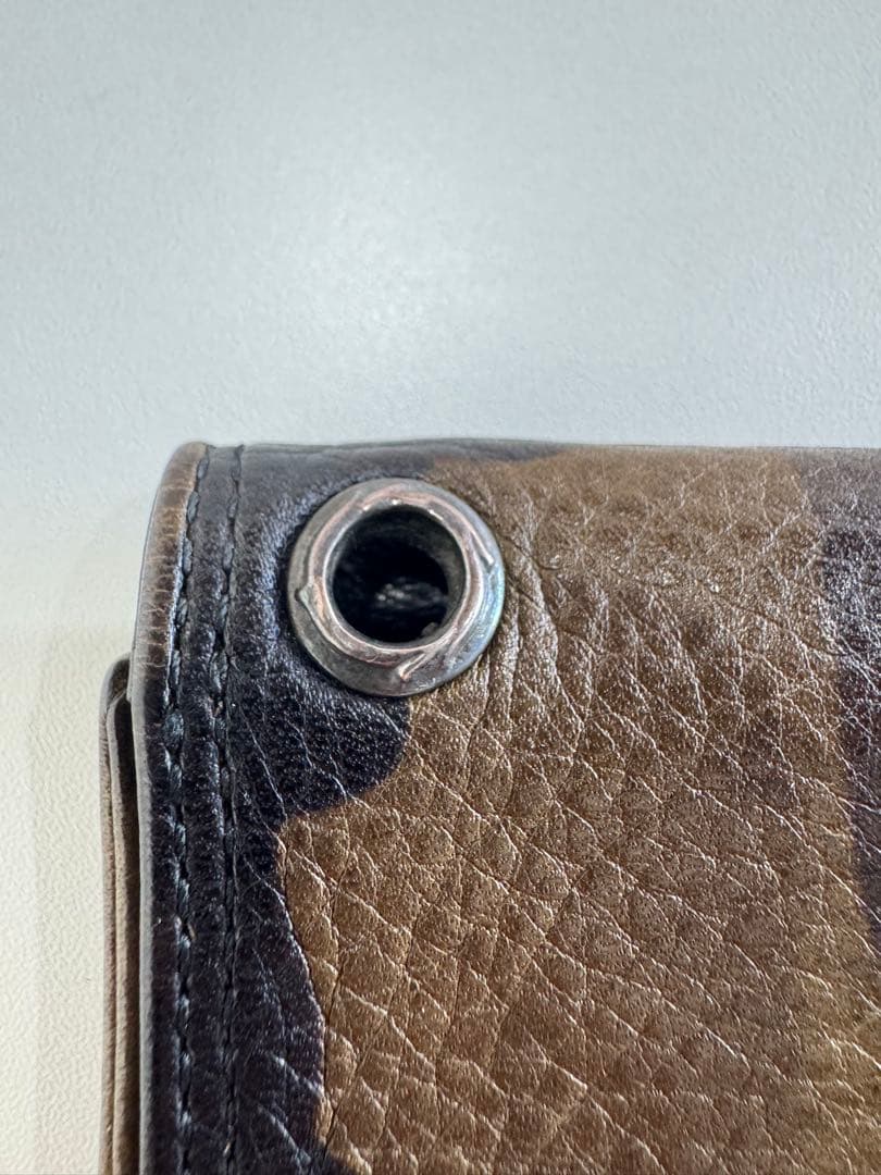 CHROME HEARTSグロメット付きカードケース　カモフラ　迷彩　名刺入れ