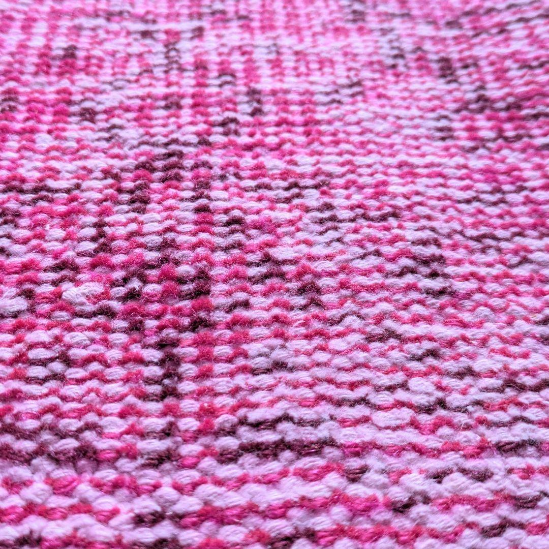 116×184 オーバーダイピンク　トルコヴィンテージラグ