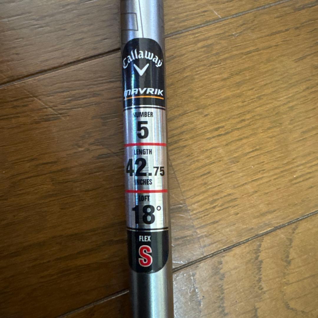 ぶっ飛び キャロウェイ マーベリック 5ウッド　純正 Diamana シャフト