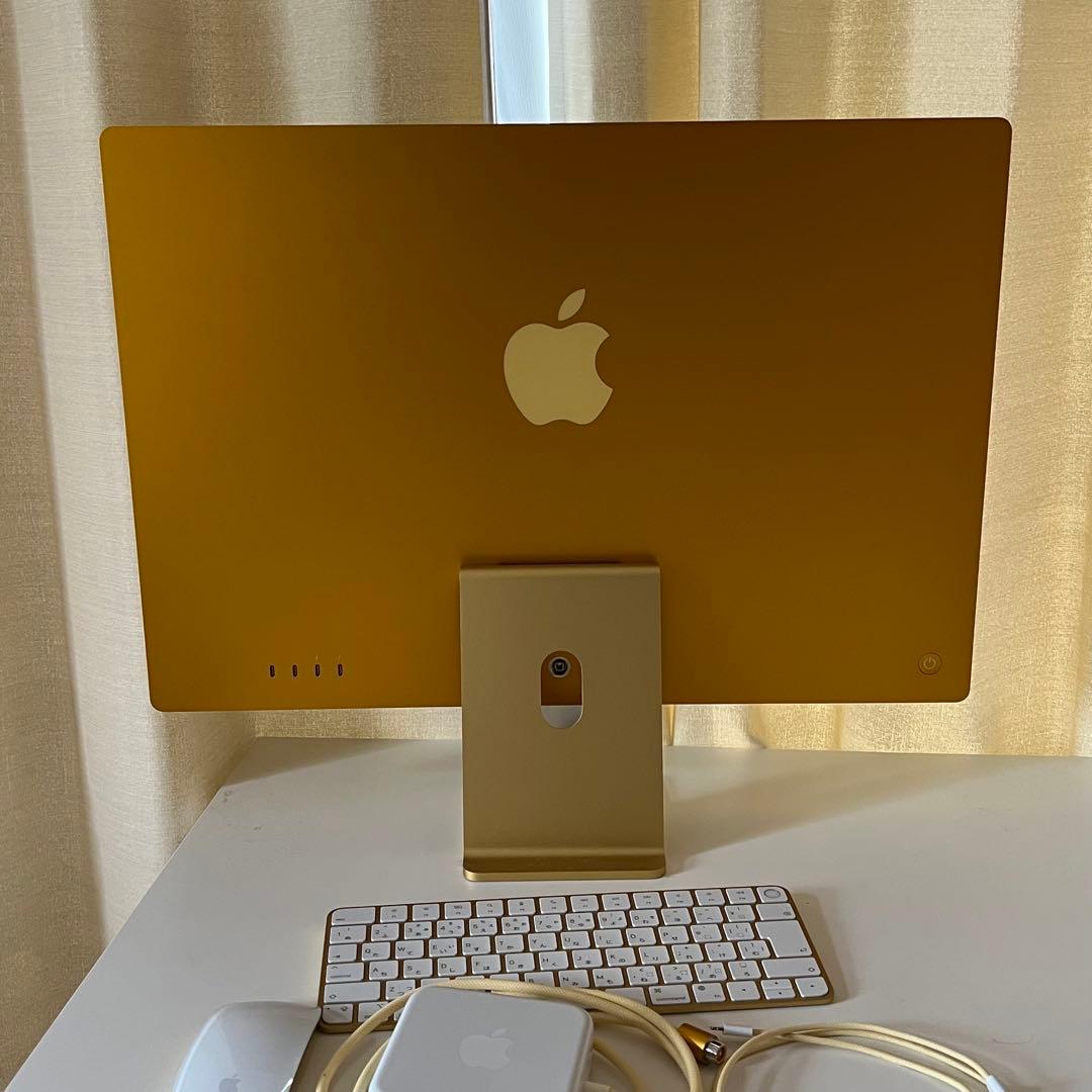 【最安値】Apple/iMac24インチイエローRetinaディスプレイモデル