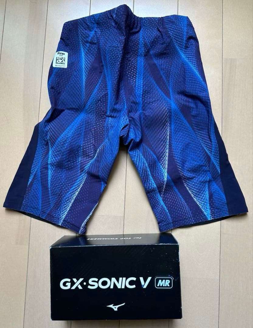 ジュニア140 高速水着　ミズノGX•SONIC V MR FINA承認　撥水有