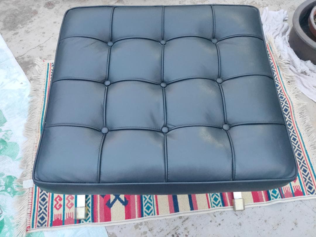 【すっきー様、専用】本革☆バルセロナチェア スツール②☆リプロダクト☆美品