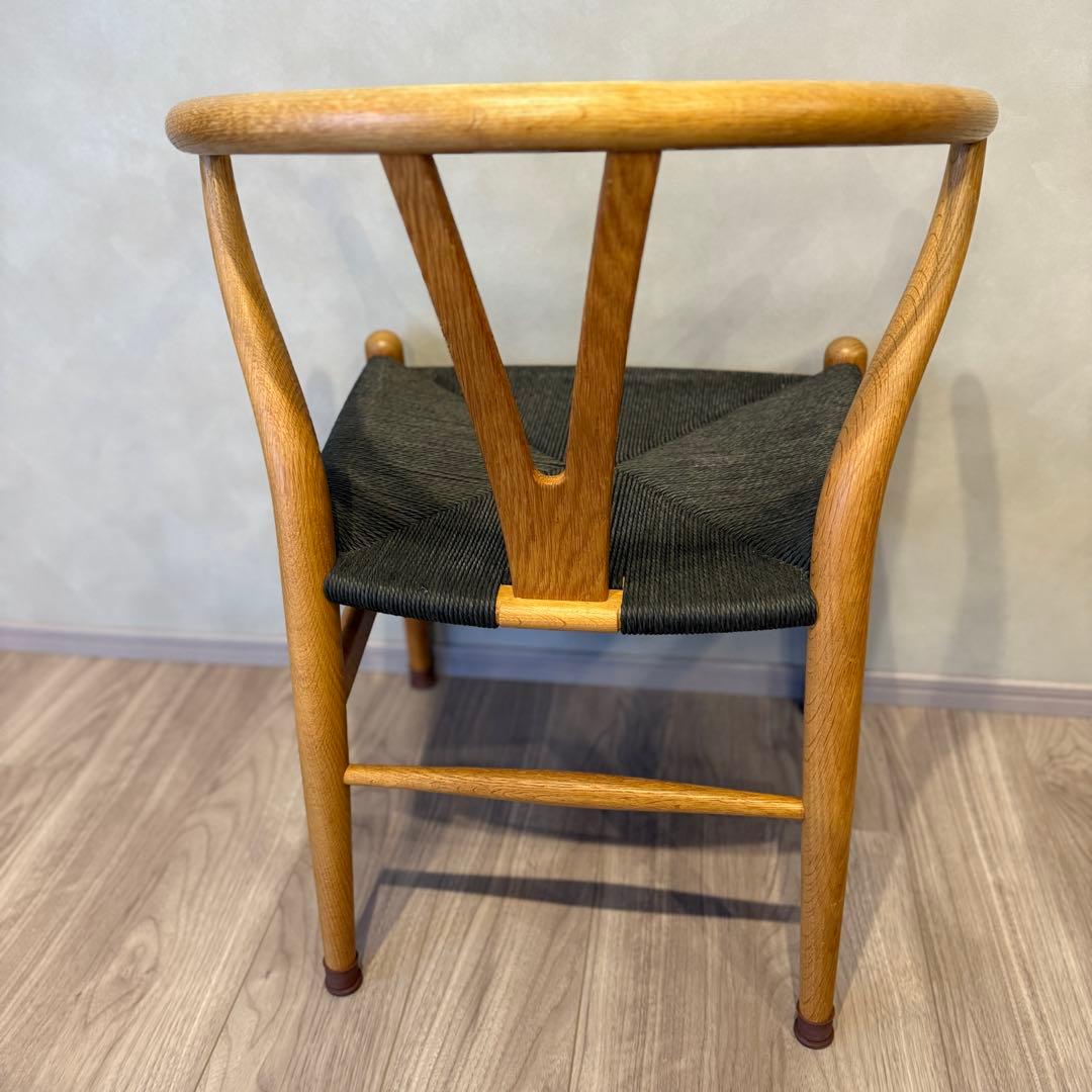 ワイチェア（オーク材・オイル仕上げ・ブラックペーパーコード）