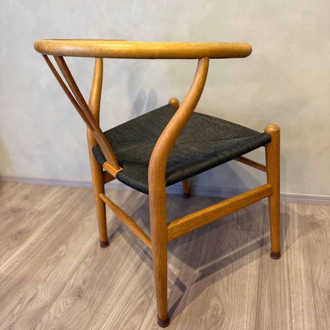 ワイチェア（オーク材・オイル仕上げ・ブラックペーパーコード）