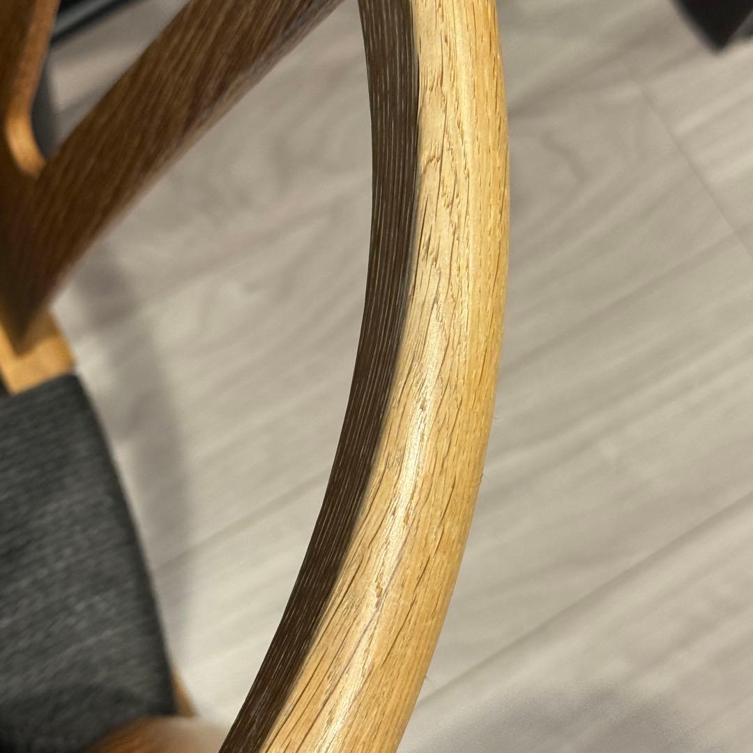 ワイチェア（オーク材・オイル仕上げ・ブラックペーパーコード）