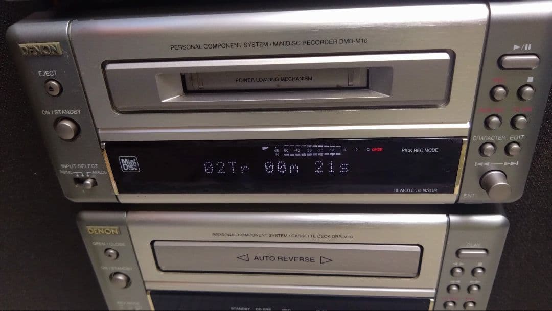 DENON UD-M10 MD カセット スピーカー セット ミニコンポ