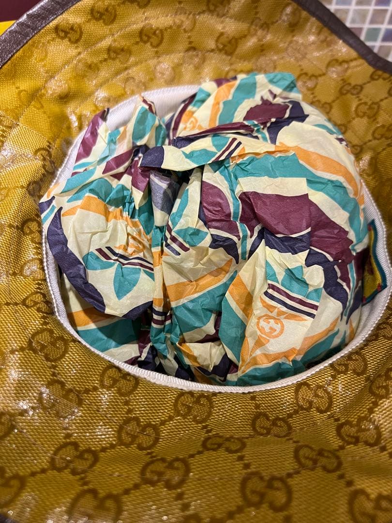 GUCCI グッチ　adidasコラボ　帽子　ハット M58センチ　箱バッチ付き