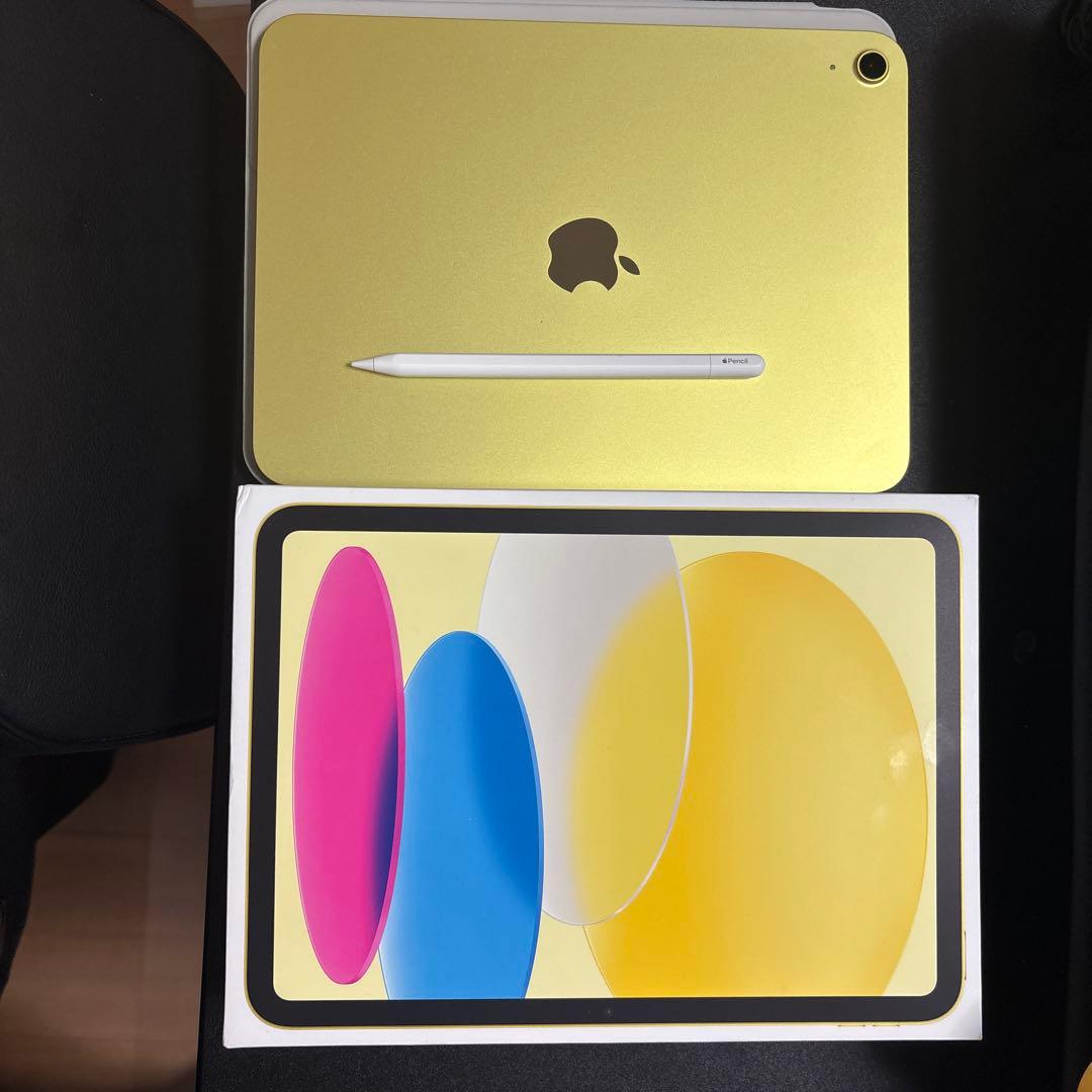 Apple iPad イエロー 本体 + Apple Pencil