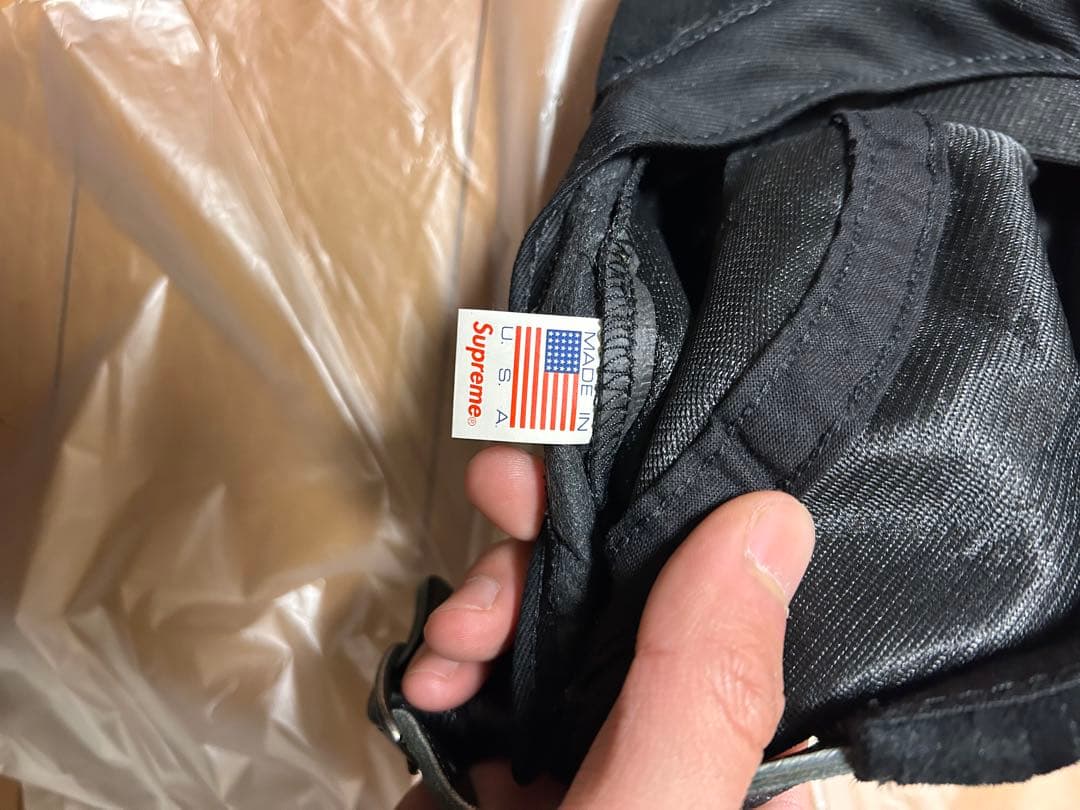 Supreme Suede Camp キャップ 黒