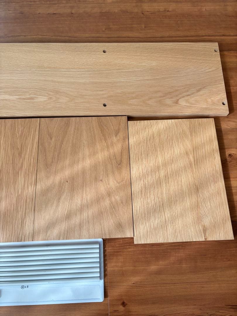 【無印良品】スタッキングシェルフ　追加3段　オーク材