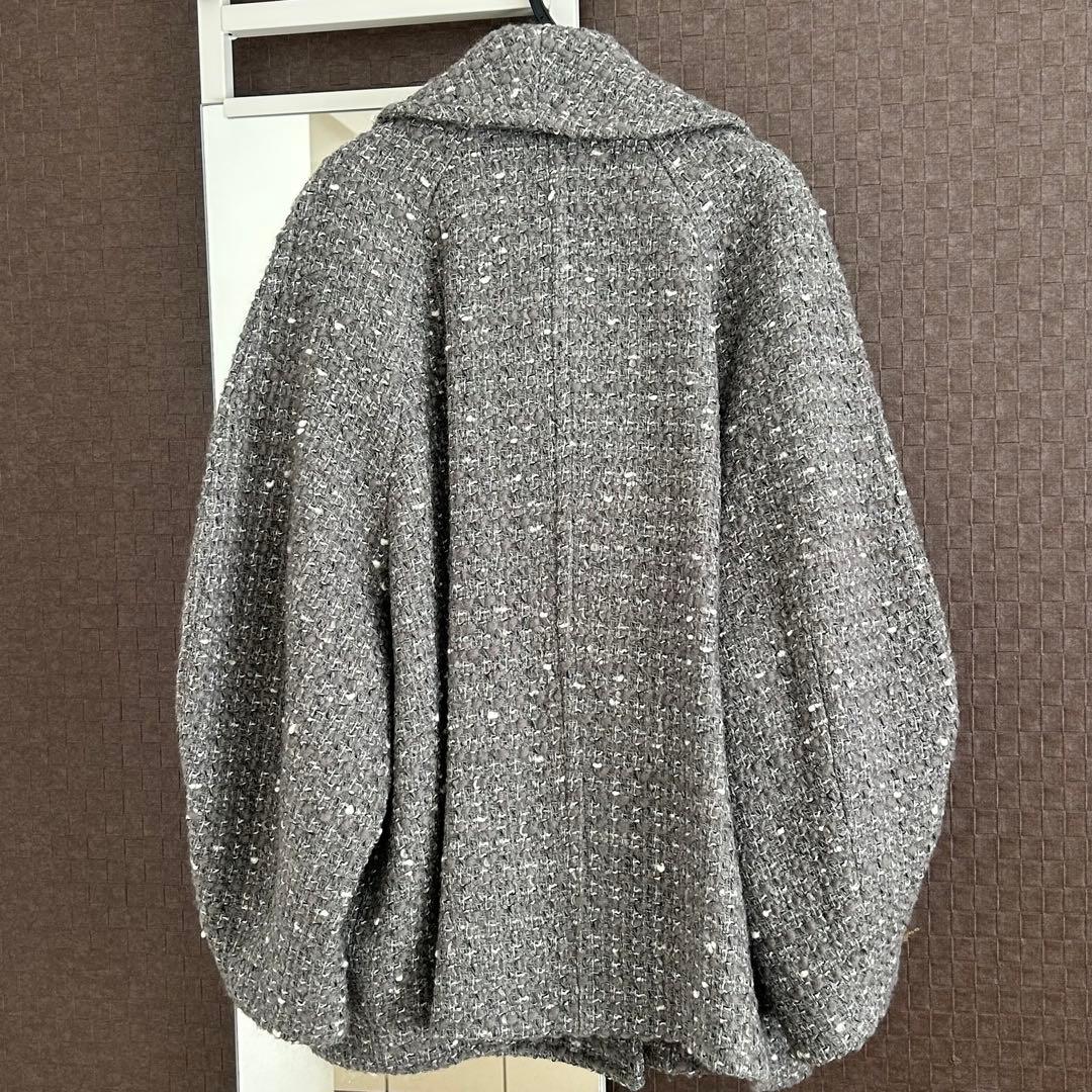CLANE 田中みな実　オーバーツイードコート　サイズ0