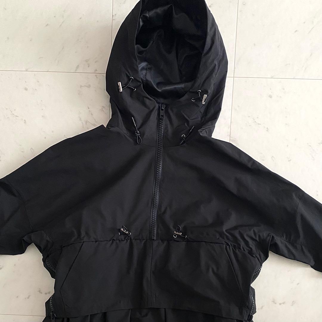 新品 マチャットmachatt 25AW ハーフジップブルゾンドレス ブラックF