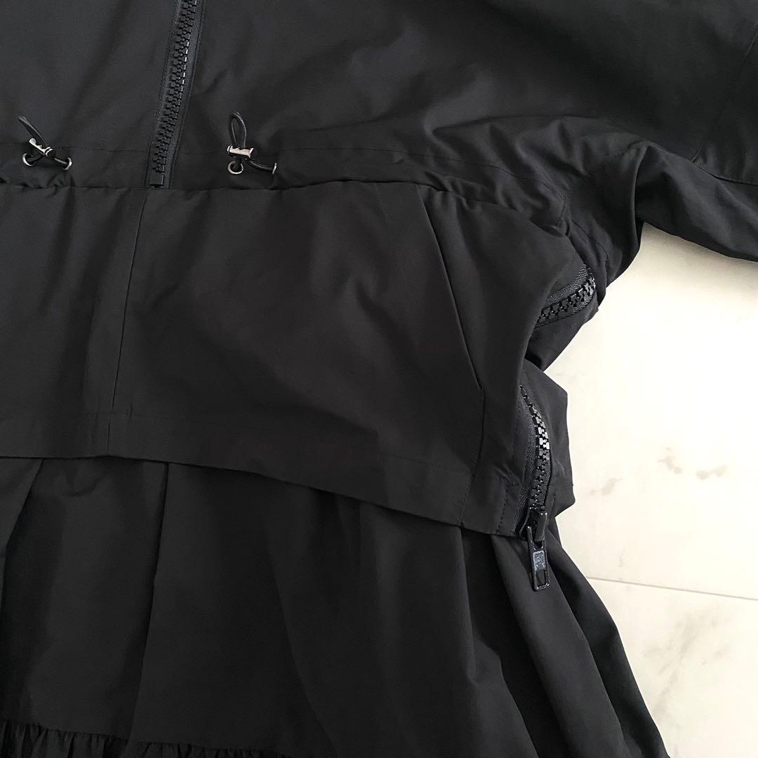 新品 マチャットmachatt 25AW ハーフジップブルゾンドレス ブラックF