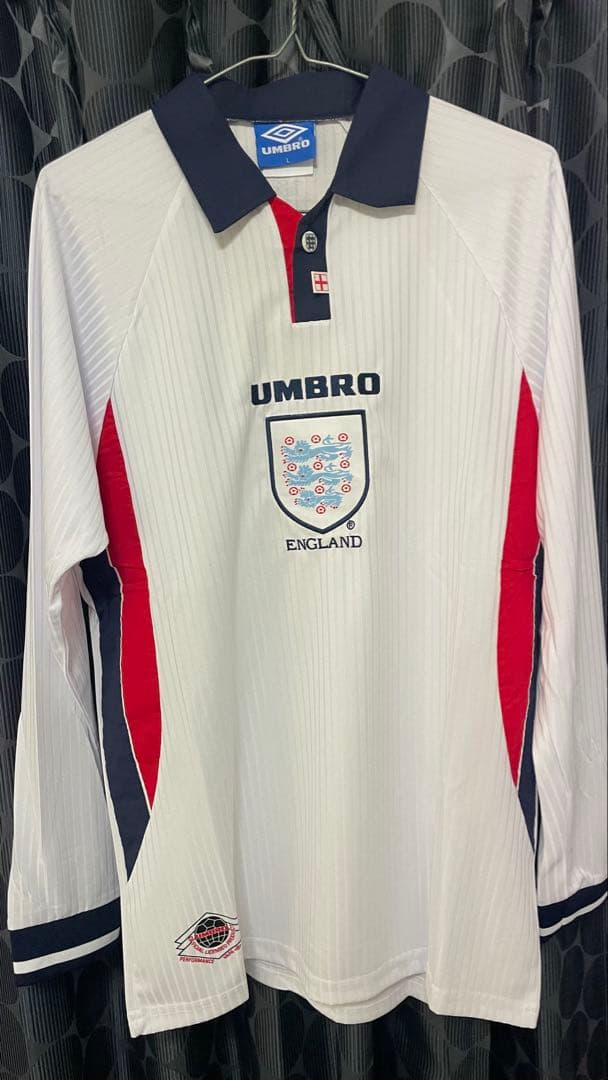 UMBRO イングランド代表 長袖ポロシャツレプリカ