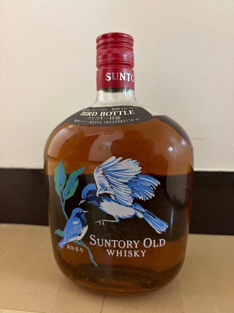 サントリー オールドウイスキー おおるり 甲冑 バードボトル 700ml 未開封