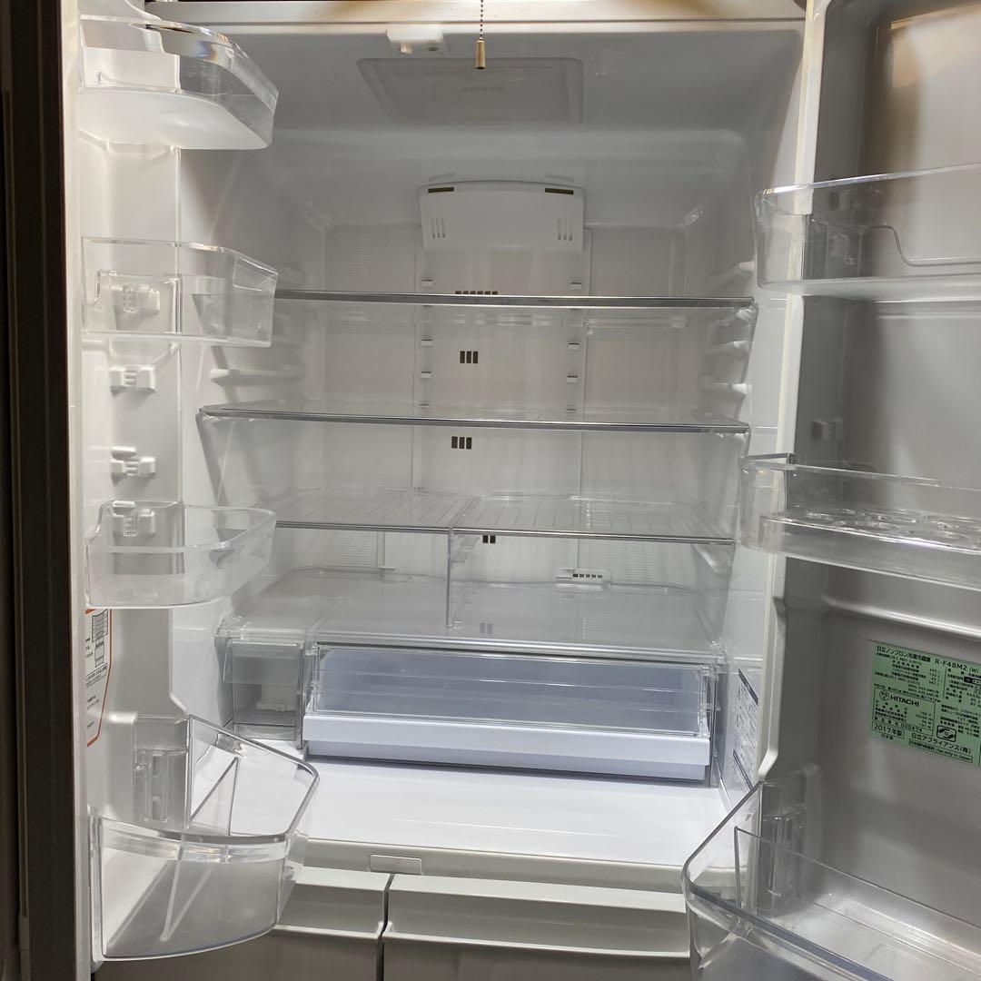 美品！475L HITACHI ノンフロン冷凍冷蔵庫 ホワイト　2017年製