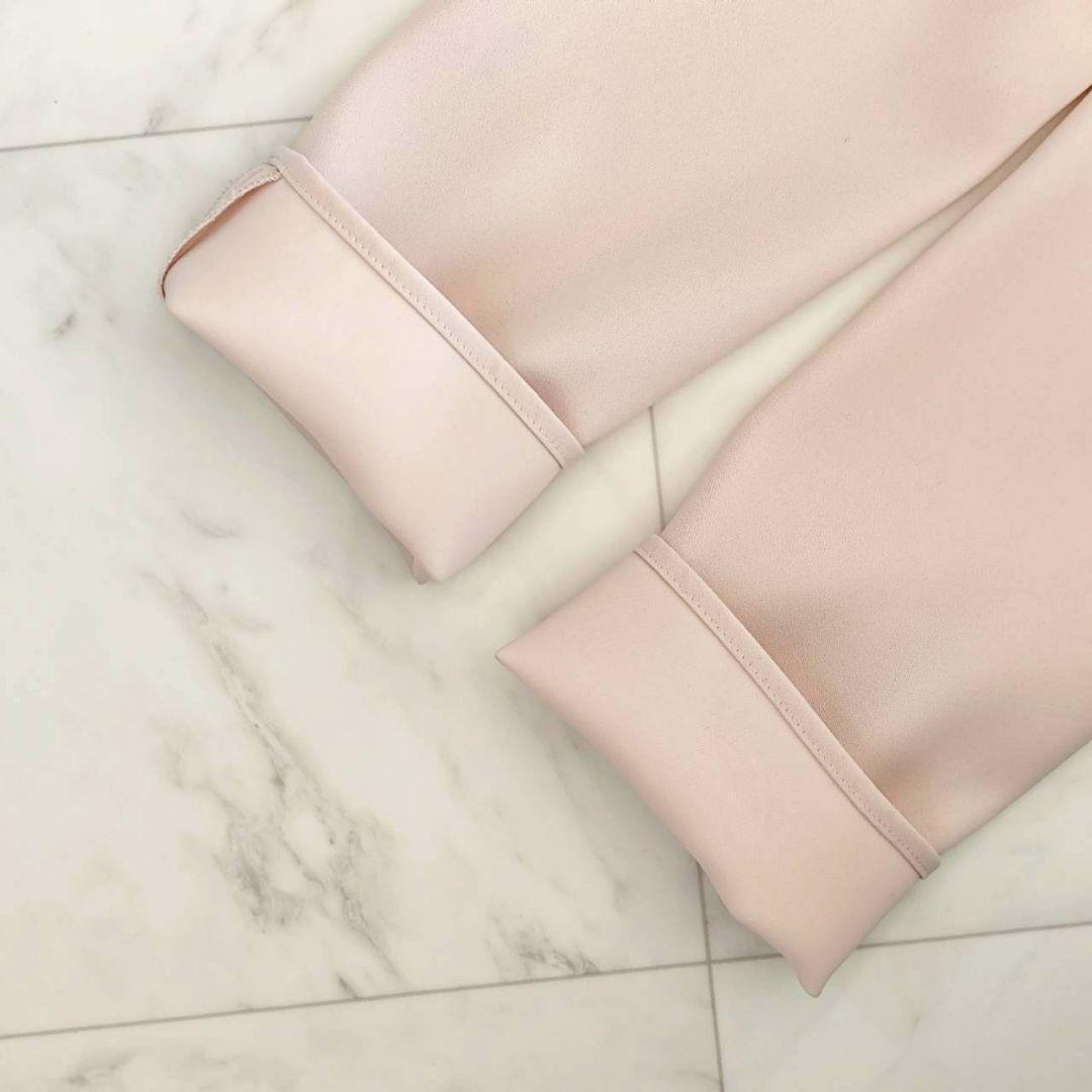 レアカラー ヨーコチャン バックティアード 長袖 ブラウス ピンク