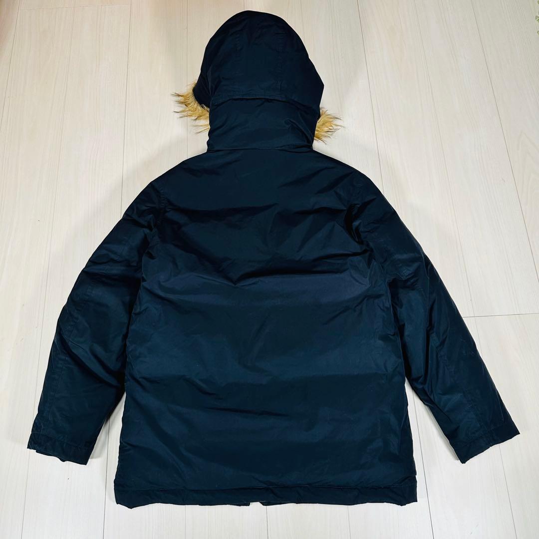 ポールスミス ダウンジャケット コート 現行 マルチストライプ ネイビー　S