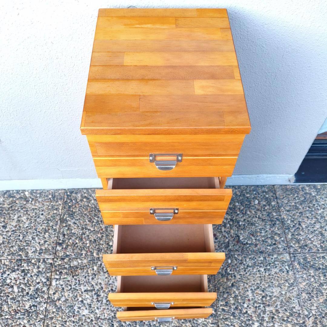 Natural House 多段チェスト 5段 引き出し 木製棚