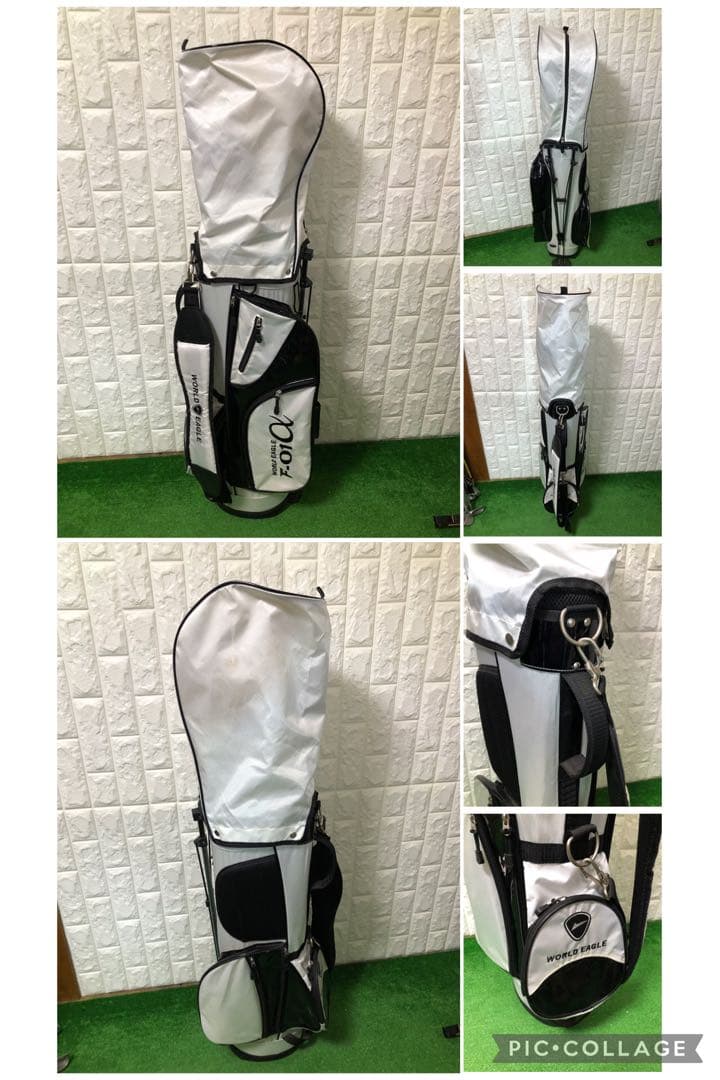 初心者おすすめ☆メンズ ゴルフクラブセット☆ワールドイーグル☆キャディバッグ付