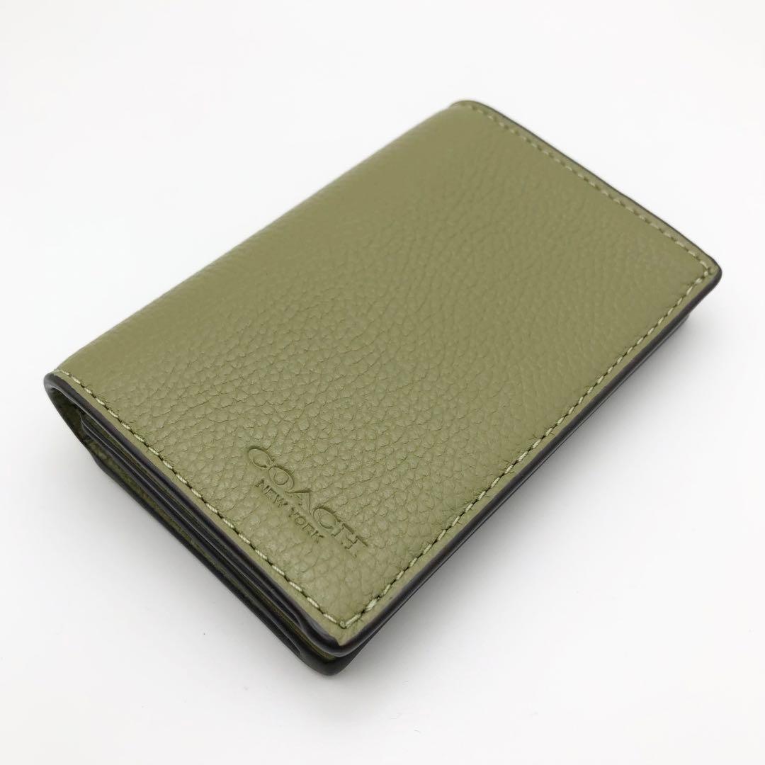 COACH ★大人気★ バイフォールド カードケース モス 名刺入れ 新品