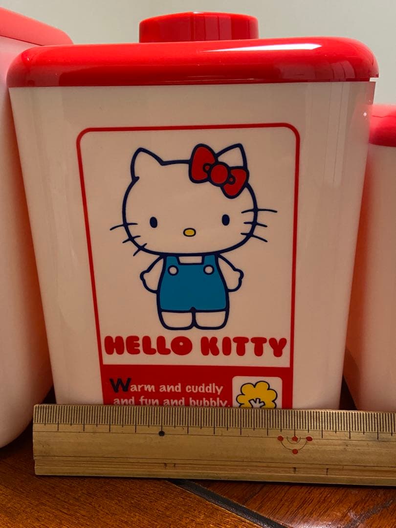 ハローキティ 小物入れ ケース 当時物 レトロ 赤 希少 極レア 新品 未使用