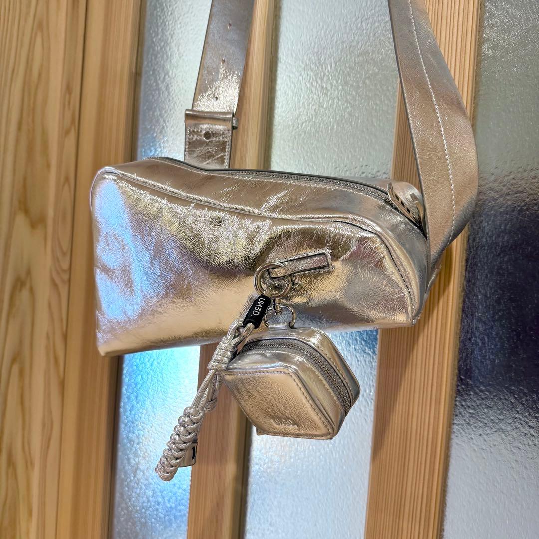 極美品♡UN3D. 2way ハンド　ショルダー　シルバー　トライアングル