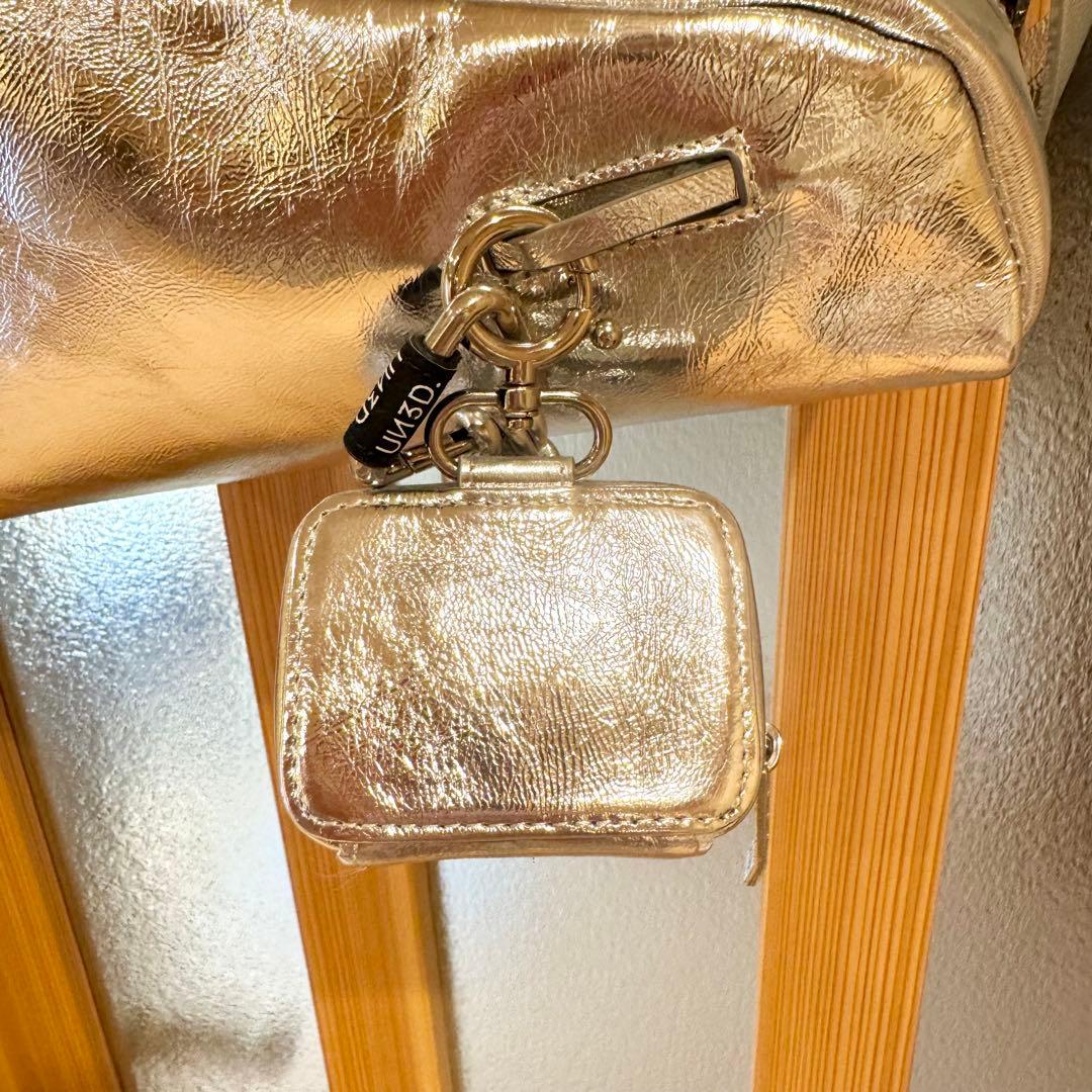 極美品♡UN3D. 2way ハンド　ショルダー　シルバー　トライアングル