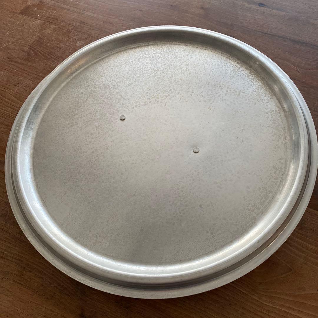 de BUYER向い手付き鉄フライパン45cm & 遠藤商事アルミ蓋42cm用