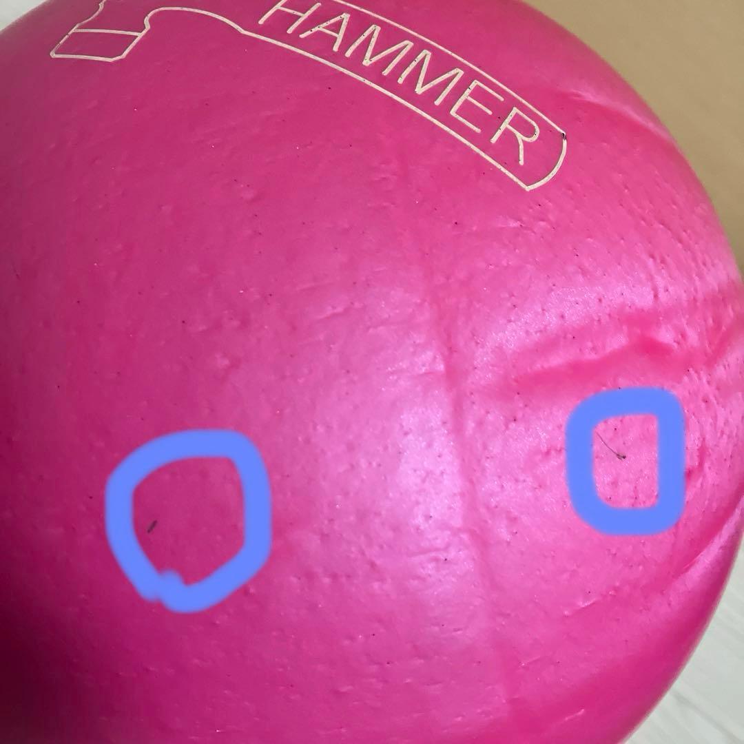 ハンマー　ブラックウィドーピンクパールウレタン　15ポンド