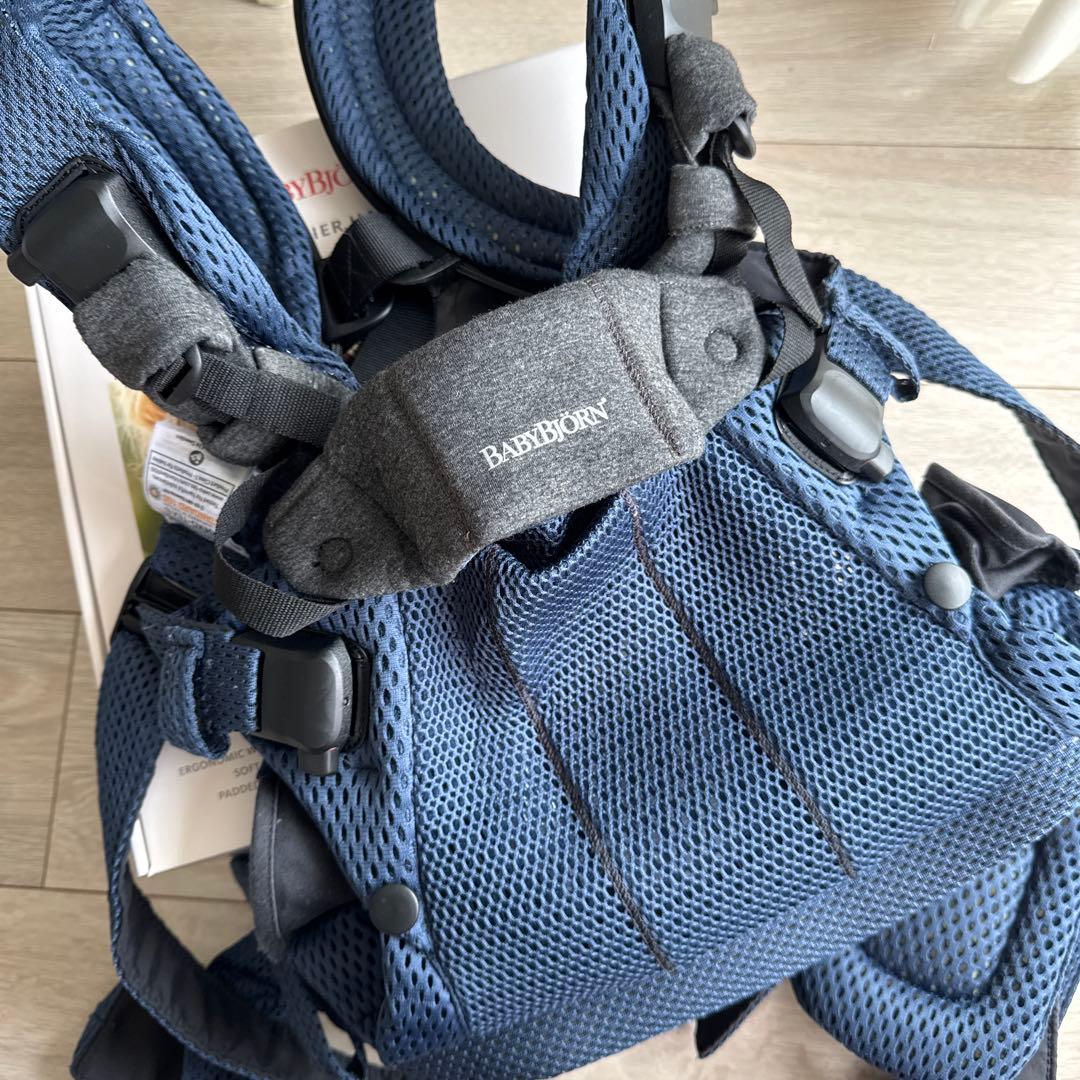 美品BABYBJÖRN Baby Carrier Harmony ネイビーブルー