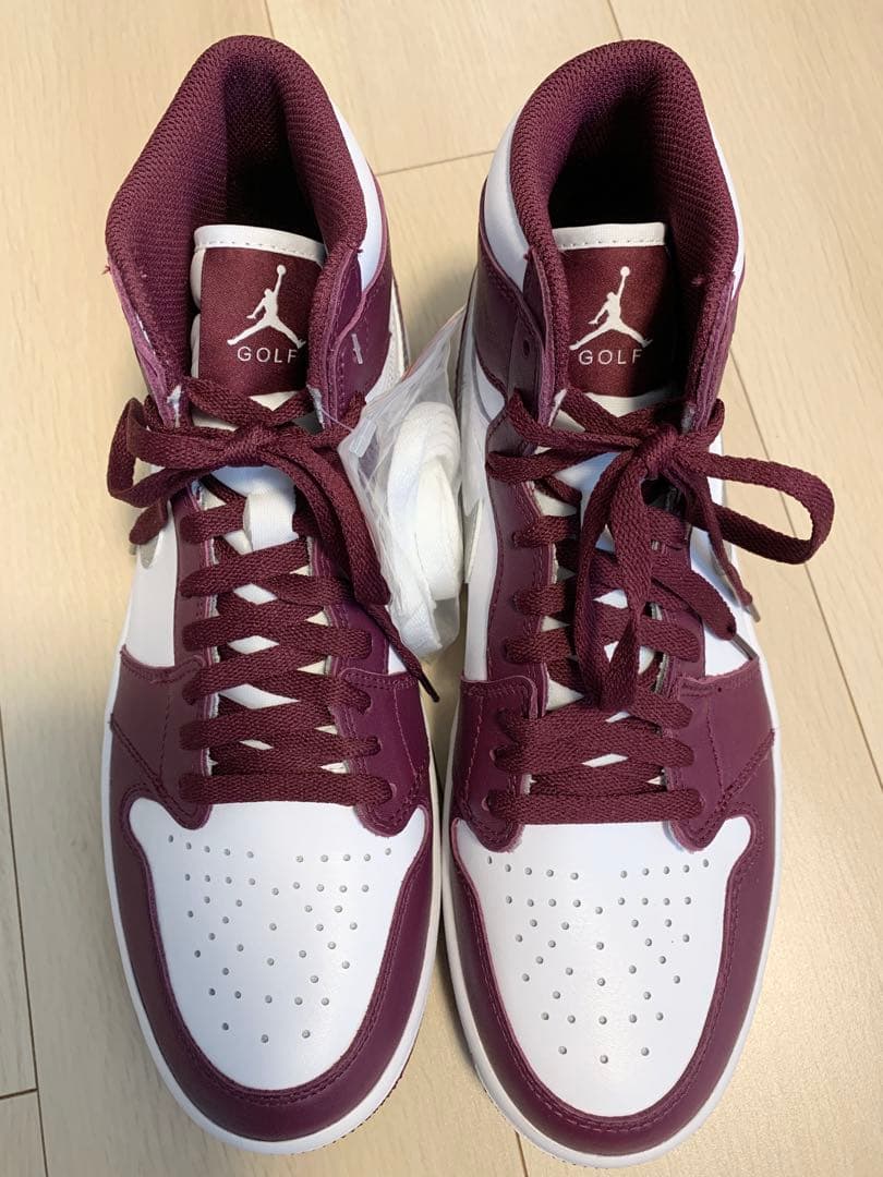 NIKE ナイキ　ゴルフ　エアジョーダン　1 ハイゴルフ　ボルドー　28.5cm