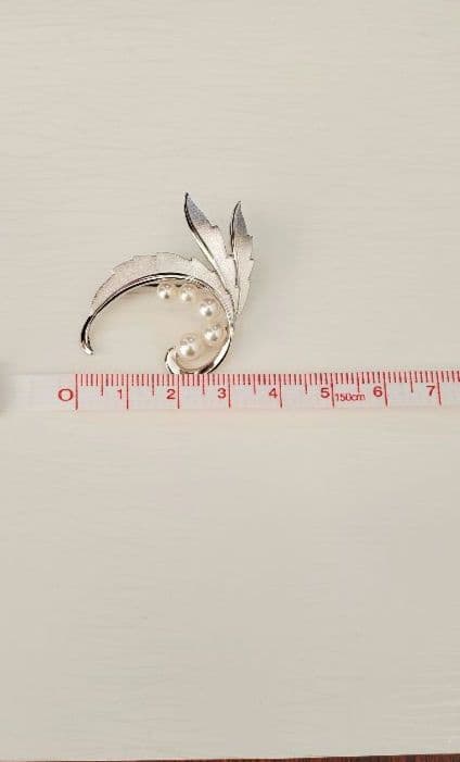 MIKIMOTO ミキモト　真珠　パール　ブローチ 5珠