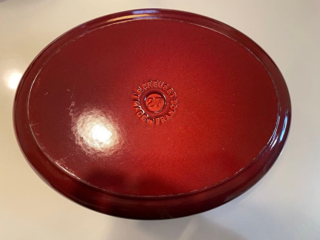 LE CREUSET オーバル鍋 27cm 赤