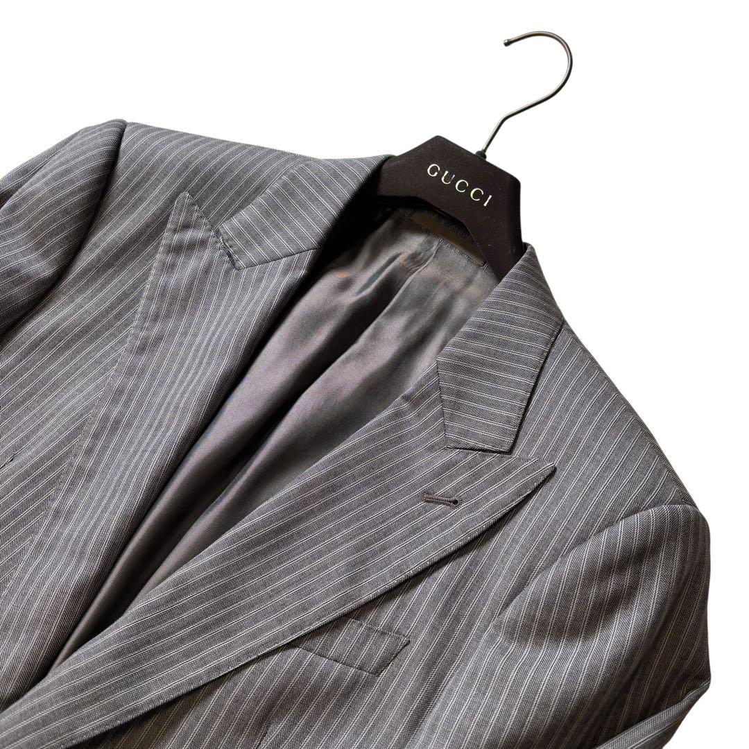 ✨️XL/極美品✨️ARMANI アルマーニ スーツ ストライプ メンズ