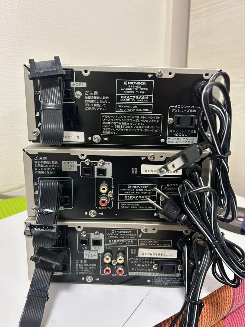 PIONEER システムコンポ カセット