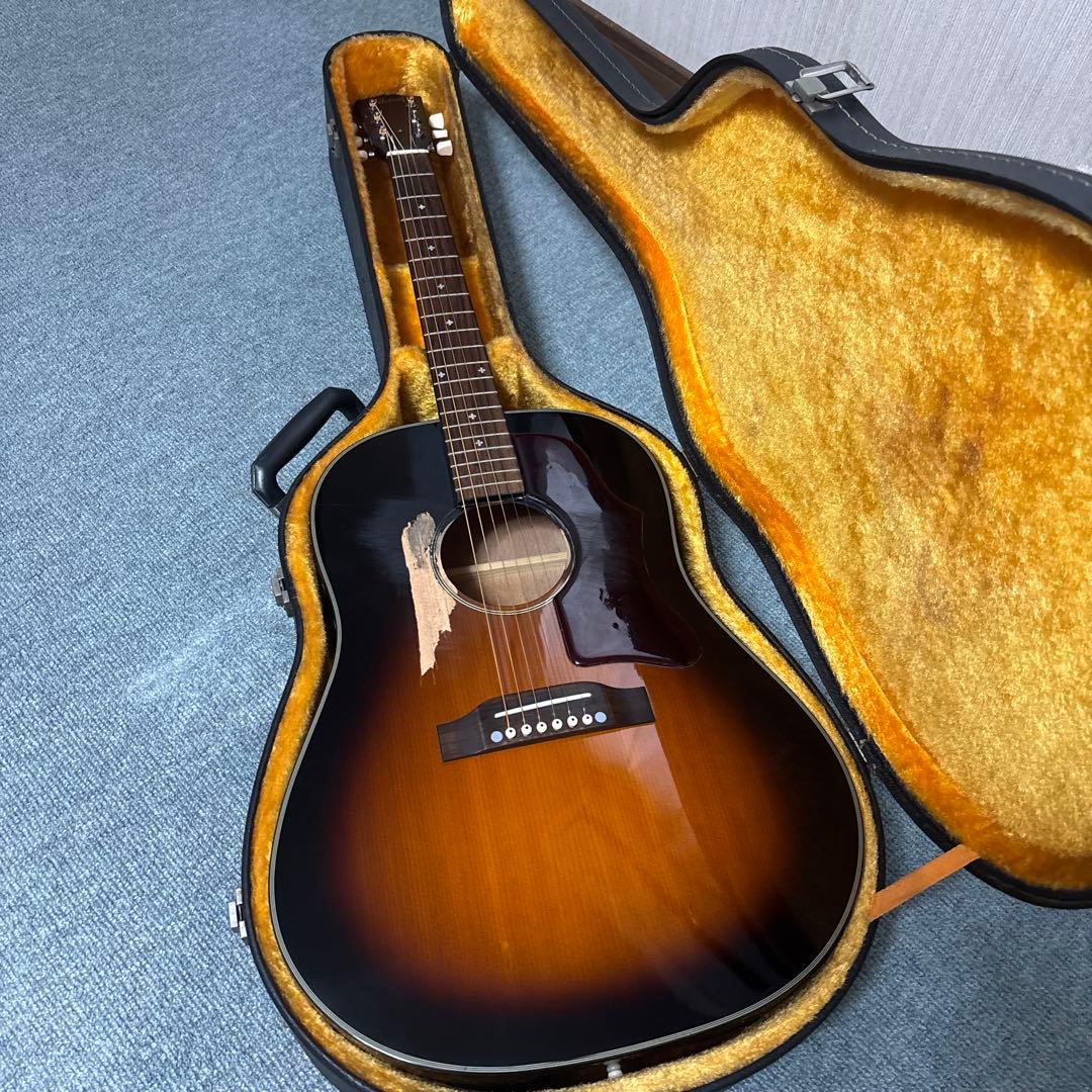 Gibson 風アコースティックギター サンバースト弦高調整済