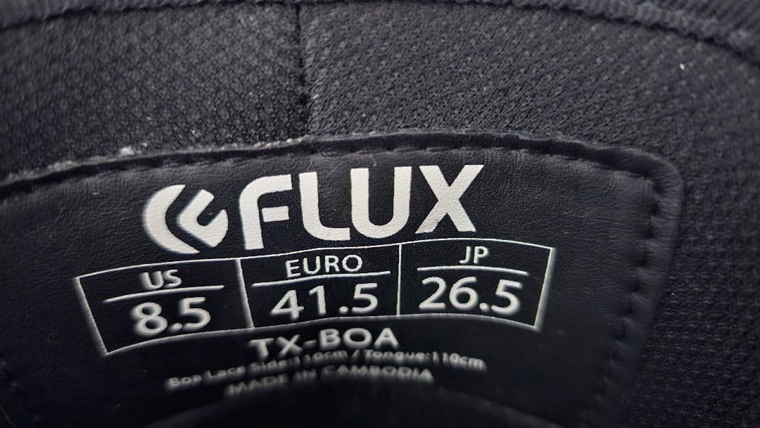 【使用回数5回未満】FLUX TX-BOA 26.5cm